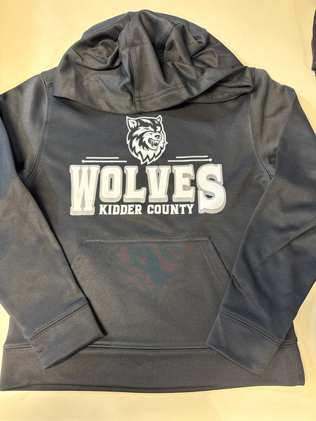 Wolves Performance Fleece Pullover Hooded Sweatshirt