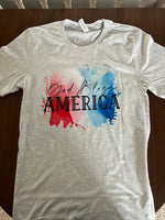 God Bless America Bella Canvas Tshirt