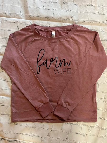 Farm Wife Featherweight Crewneck