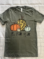 Fall Y'All Pumpkin Tshirt