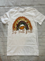 It's Fall Yall Rainbow Tshirt