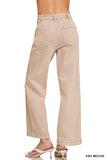 Straight Leg Utility Pocket Denim Pants