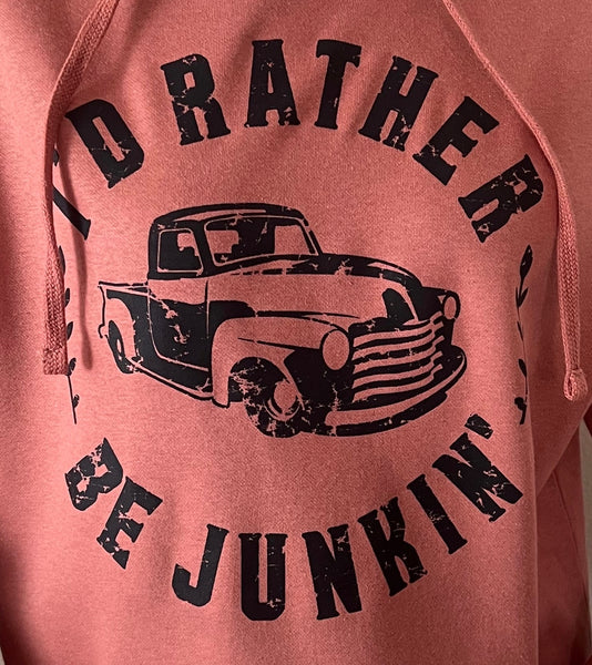 I'd Rather Be Junkin Desert Rose Tshirt