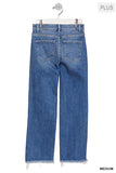 Plus Distressed Hem Denim