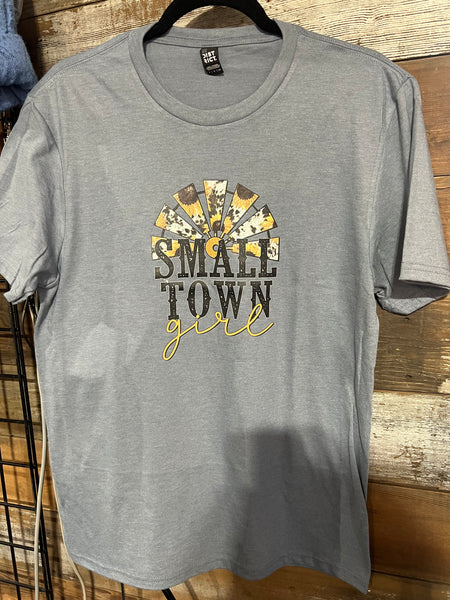 Small Town Girl Flint Blue Tshirt