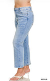 Plus Cropped 5 Pocket Denim