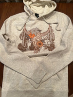 Leopard Skull Hooded Sweatshirt