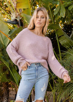 Soft Fuzzy Eyelash Pullover Sweater