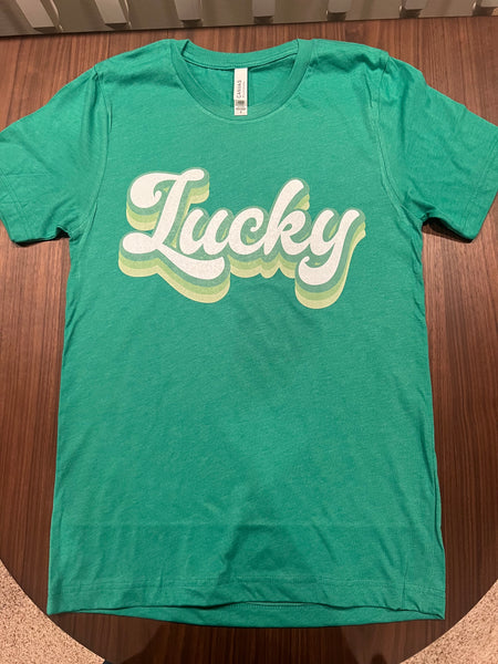 Lucky Green Bella Canvas Tshirt