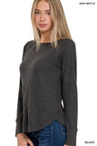 Baby Waffle Long Sleeve Layering Top