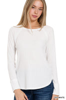 Baby Waffle Long Sleeve Layering Top