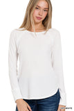 Baby Waffle Long Sleeve Layering Top