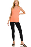 Ribbed Scoop Tank Top