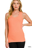 Ribbed Scoop Tank Top