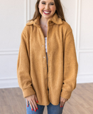 Camel Cozy Shacket