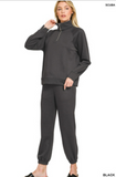 Scuba Half Zip Sweatshirt & Jogger Set