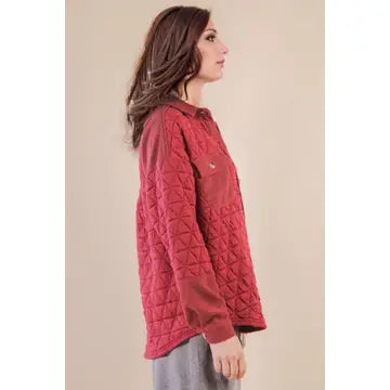 Quilted Cozy Shacket