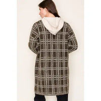 Long Sleeve Open Front Cardigan Coat