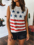 Stars And Stripes Sleeveless Top