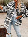 Oversized Soft and Cozy Plaid Shacket