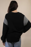 Oversized Mixed Media Western top