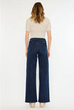 Mid Rise KanCan Wide Leg Dark Jean