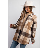 Plaid Button Down Shacket