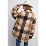 Plaid Button Down Shacket
