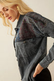 Mia Gavina Patchwork Lightweight Denim Jacket