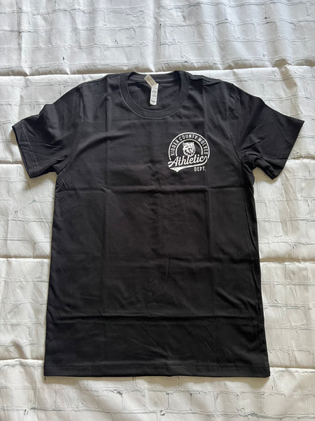 Wolves Black Soft Tshirt Pocket Logo