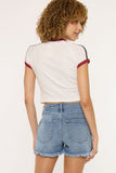 KanCan High Rise Mom Shorts