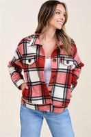 Short Plaid Shacket