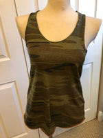 Eco Jersey Racerback Camo Tank