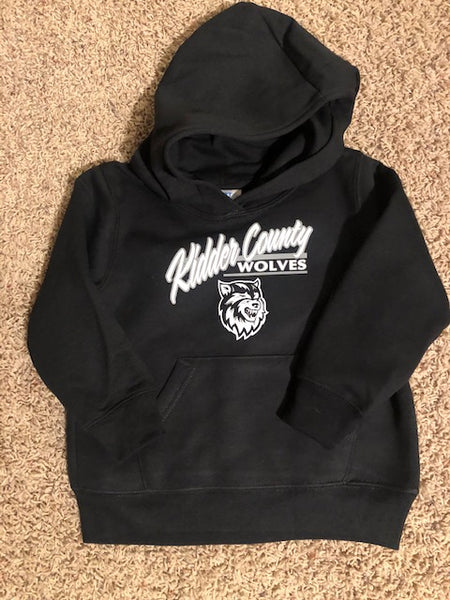 WOLVES TODDLER BLACK HOODIE