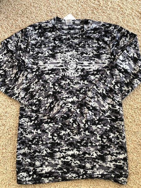 Digi Camo Wicking Long Sleeve T-Shirt