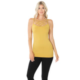 SEAMLESS TRIPLE CRISS-CROSS FRONT CAMI MULTIPLE COLORS AVAILABLE