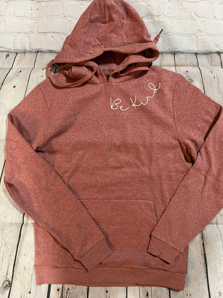 Be Kind Blush Frost Tri Fleece Pullover Hoodie