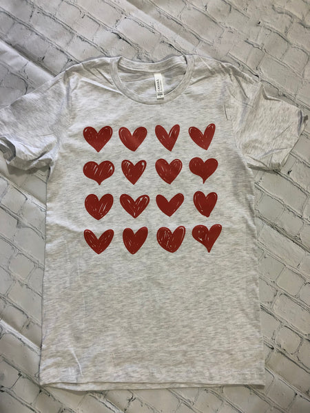 Red Hearts Tshirt