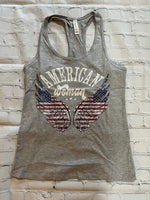 American Woman Racerback Tank