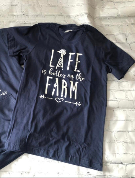 Farm Life Bella Canvas Tshirt No