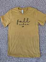 Fall Vibes Mustard Tshirt