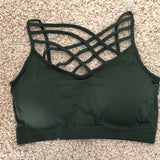 SEAMLESS TRIPLE CRISS-CROSS  BRALETTE