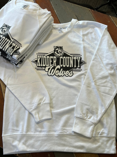 White Wolves Crew Neck Sweatshirt