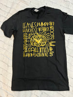 Fall Words Tshirt