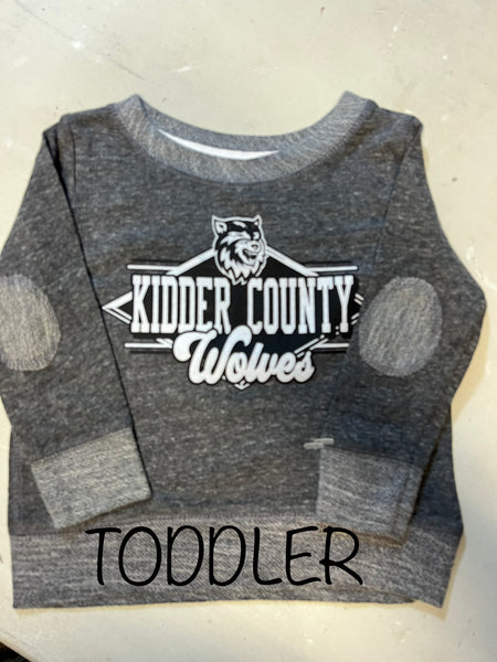 Wolves Toddler Harborside Mélange French Terry Crew