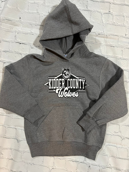 Wolves Youth Graphite Hoodie