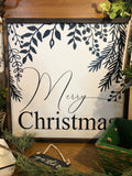 Love Grows Best In Little Houses/Merry Christmas Double Sided Sign